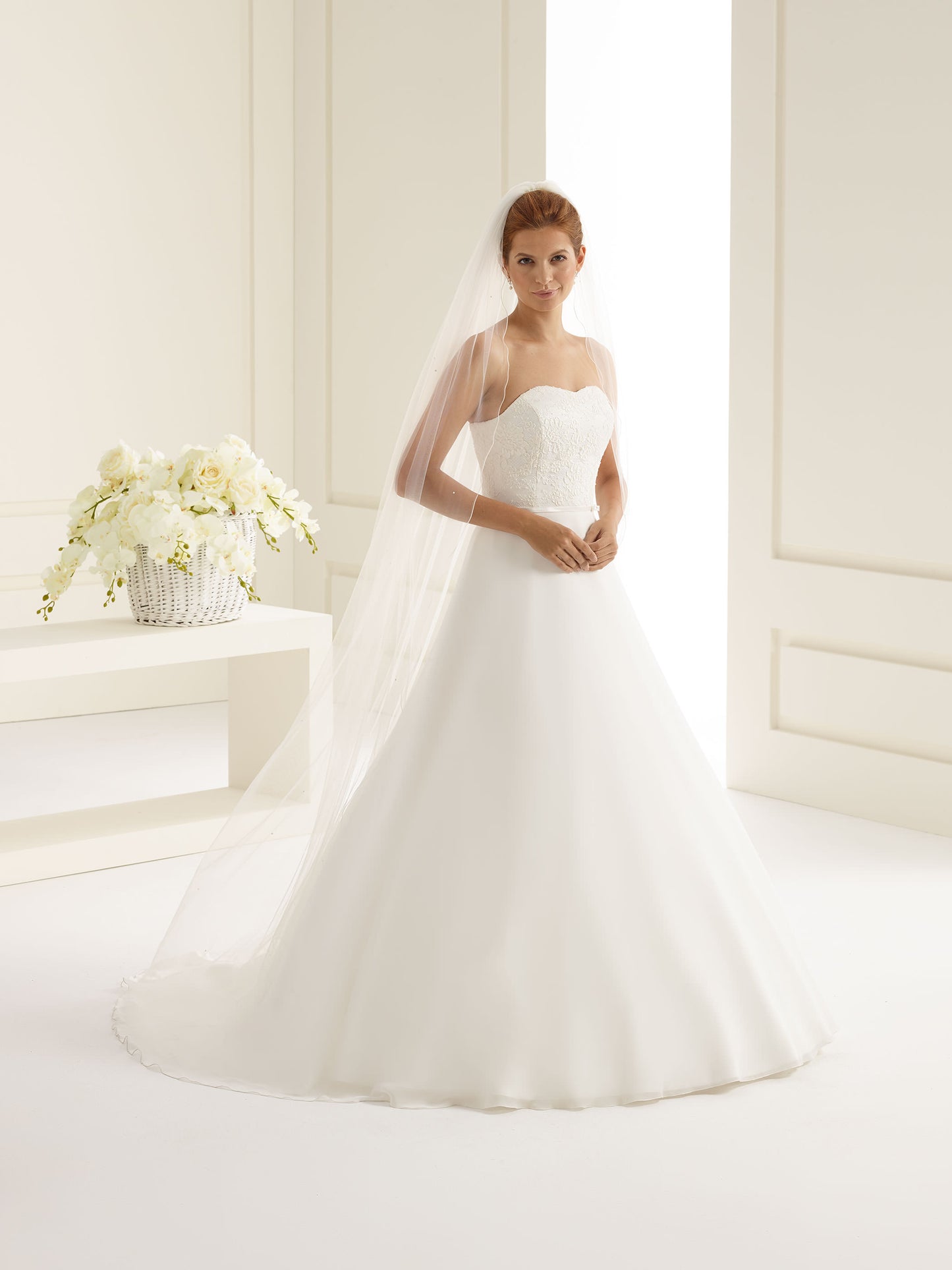 Schleier Sophia 80 cm bis 220 cm mit Strass