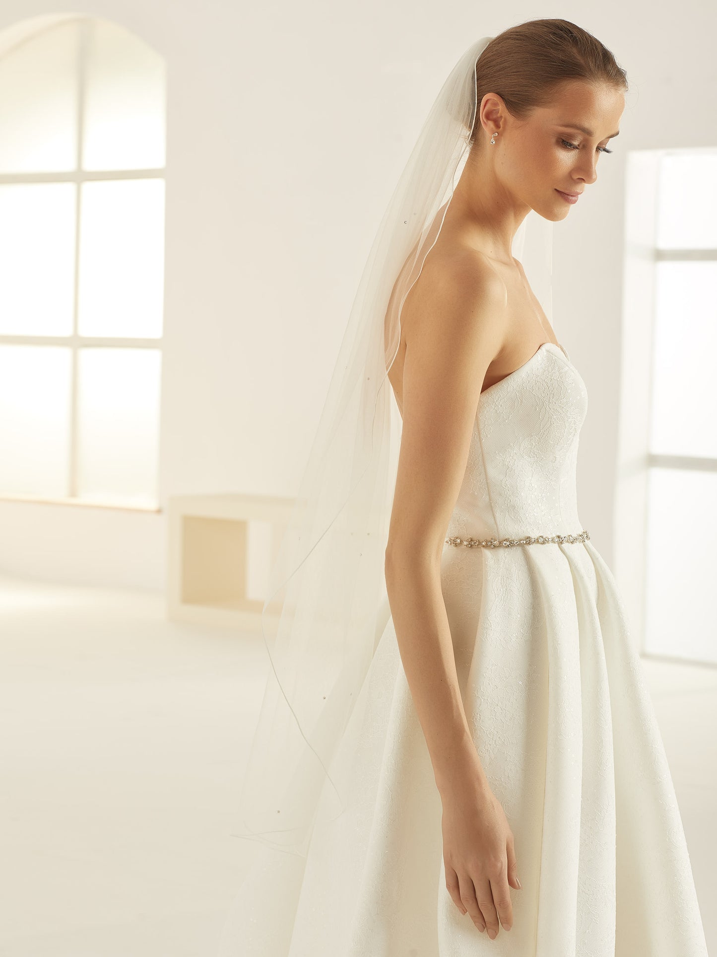 Schleier Sophia 110 cm mit Strass
