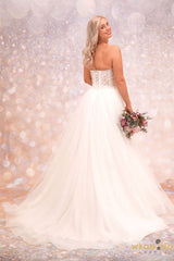 Luxus-Brautkleid Vienna mit abnehmbaren Ärmeln