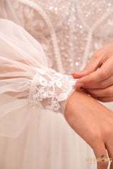 Luxus-Brautkleid Vienna mit abnehmbaren Ärmeln