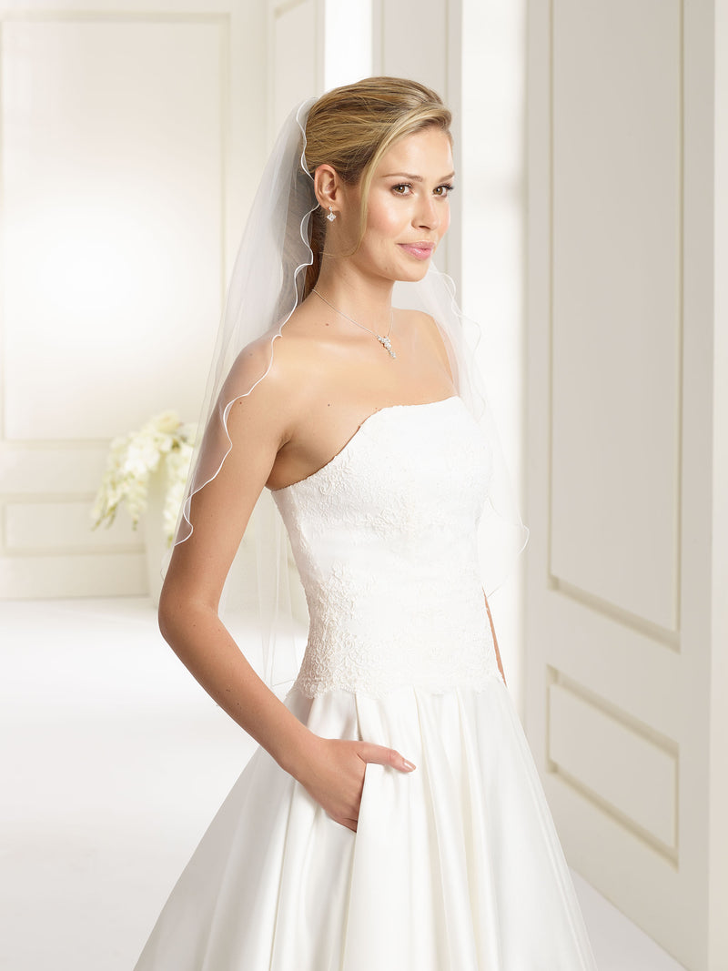 Schleier Marie 80 cm bis 220 cm