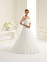 Schleier Sophia 80 cm bis 220 cm mit Strass