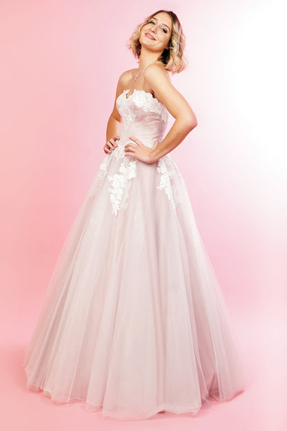 Brautkleid PRINZESSIN DIANA rosé